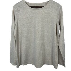 Talbots Woman Champagne Sparkle Long Sleeve Top X‎ 1X Blouse Stretch
